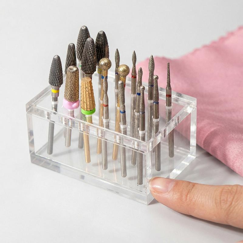 Nail Drill Machine - حامل أدوات حفر الأظافر من الخشب