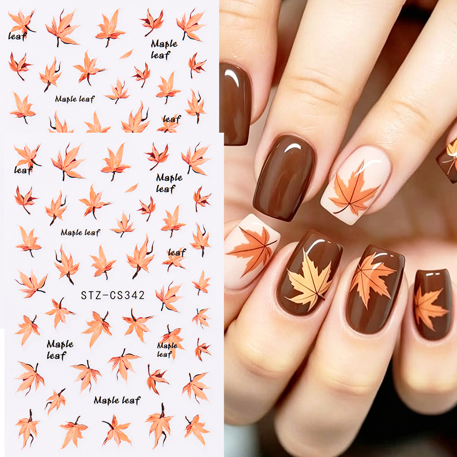 قطعتان من ملصقات الأظافر بتصمي - مراجعة Nail Art Orange وسعره