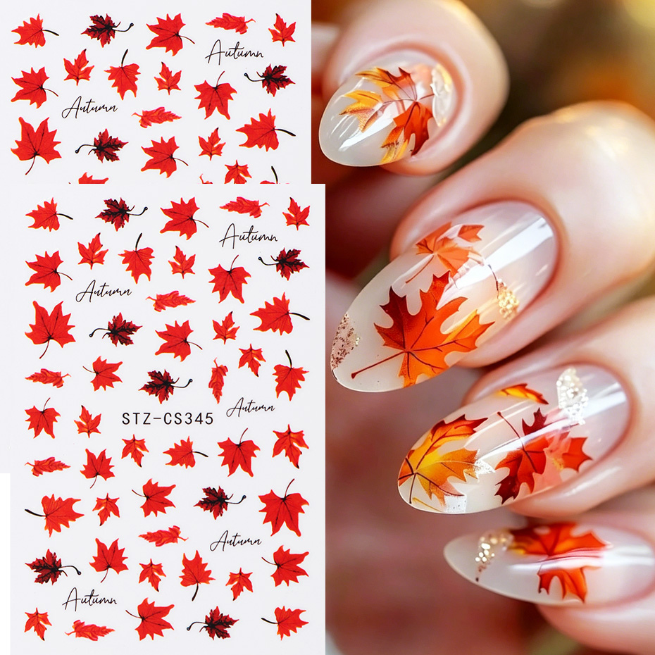 قطعتان من ملصقات الأظافر بتصمي - مراجعة Nail Art Orange وسعره
