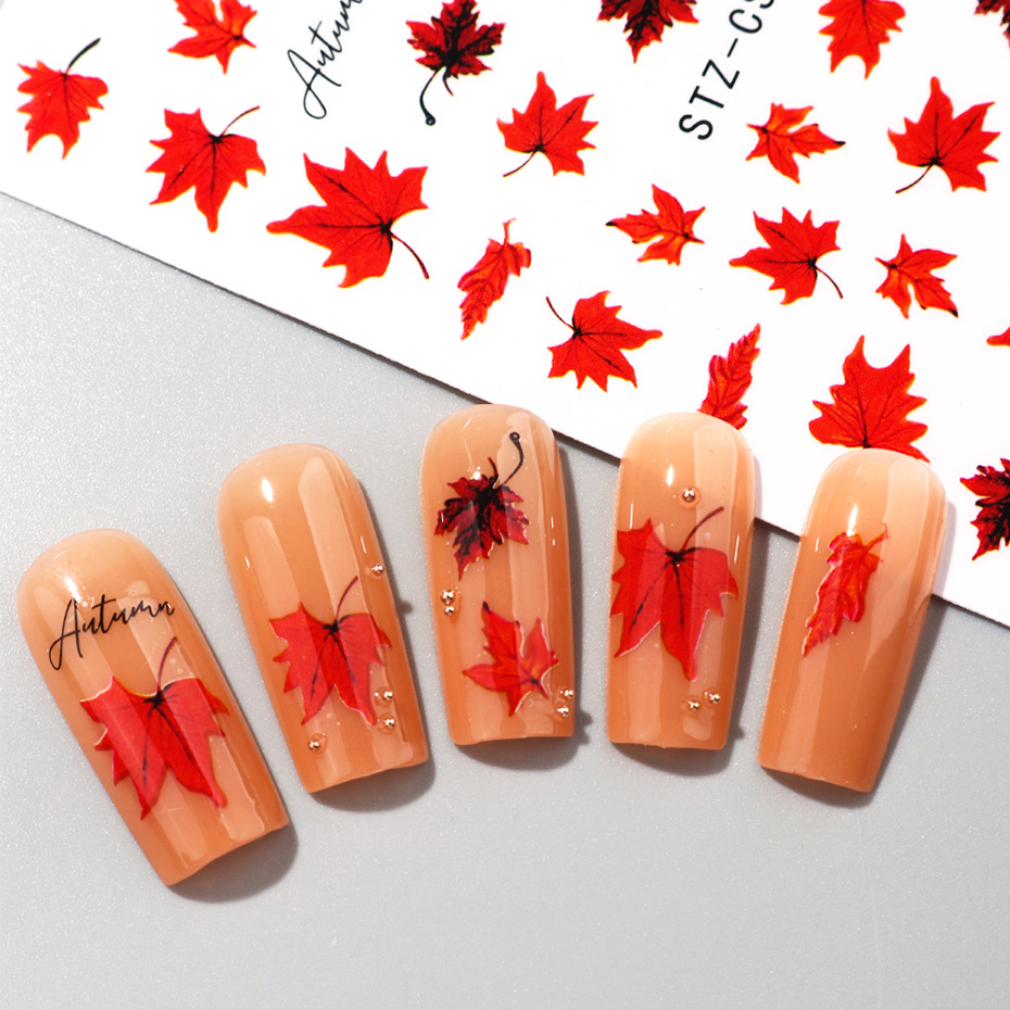 قطعتان من ملصقات الأظافر بتصمي - مراجعة Nail Art Orange وسعره