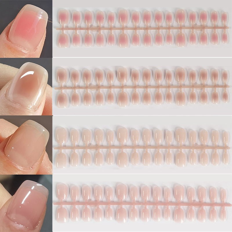 30 قطعة الأظافر وهمية التدرج ا - مراجعة Nail Art Pink وسعره