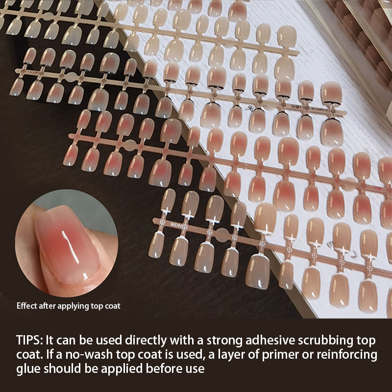 30 قطعة الأظافر وهمية التدرج ا - مراجعة Nail Art Pink وسعره
