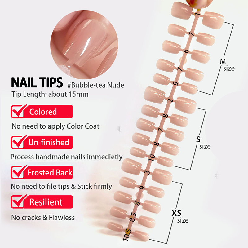 30 قطعة الأظافر وهمية التدرج ا - مراجعة Nail Art Pink وسعره