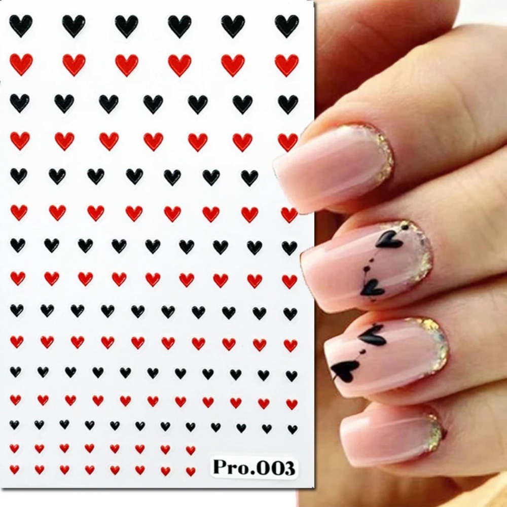 ملصقات فن الأظافر ثلاثية الأبع - مراجعة Nail Art Valentines Day وسعره