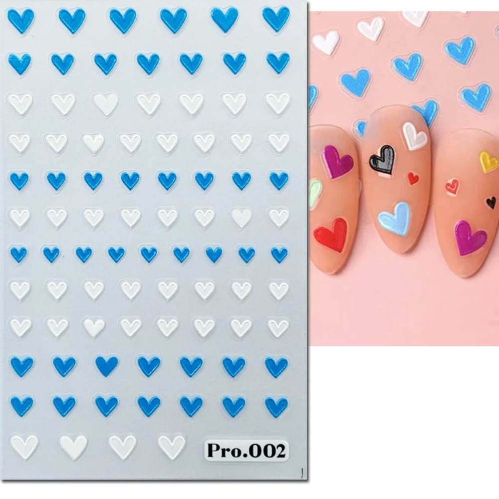 ملصقات فن الأظافر ثلاثية الأبع - مراجعة Nail Art Valentines Day وسعره