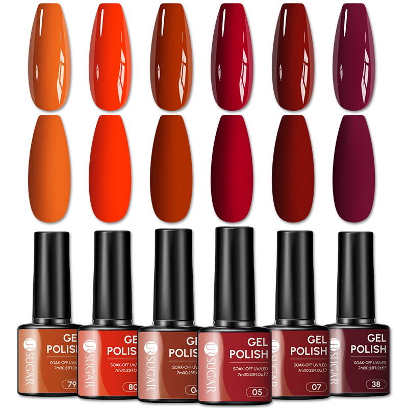 مجموعة طلاء أظافر جل UR SUGAR  - مراجعة Nail Art Orange وسعره