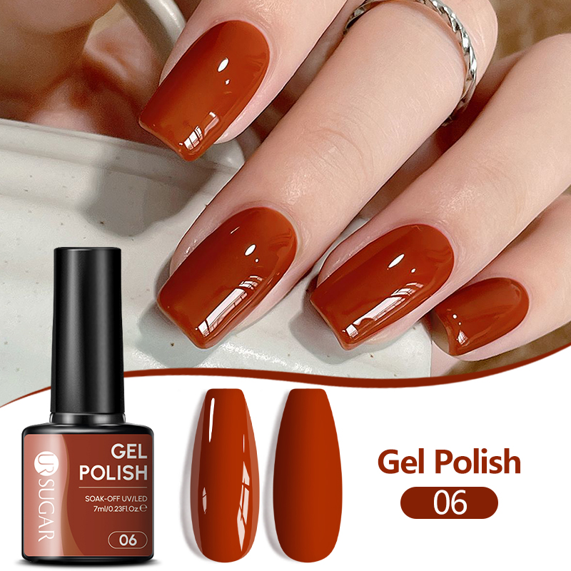 مجموعة طلاء أظافر جل UR SUGAR  - مراجعة Nail Art Orange وسعره