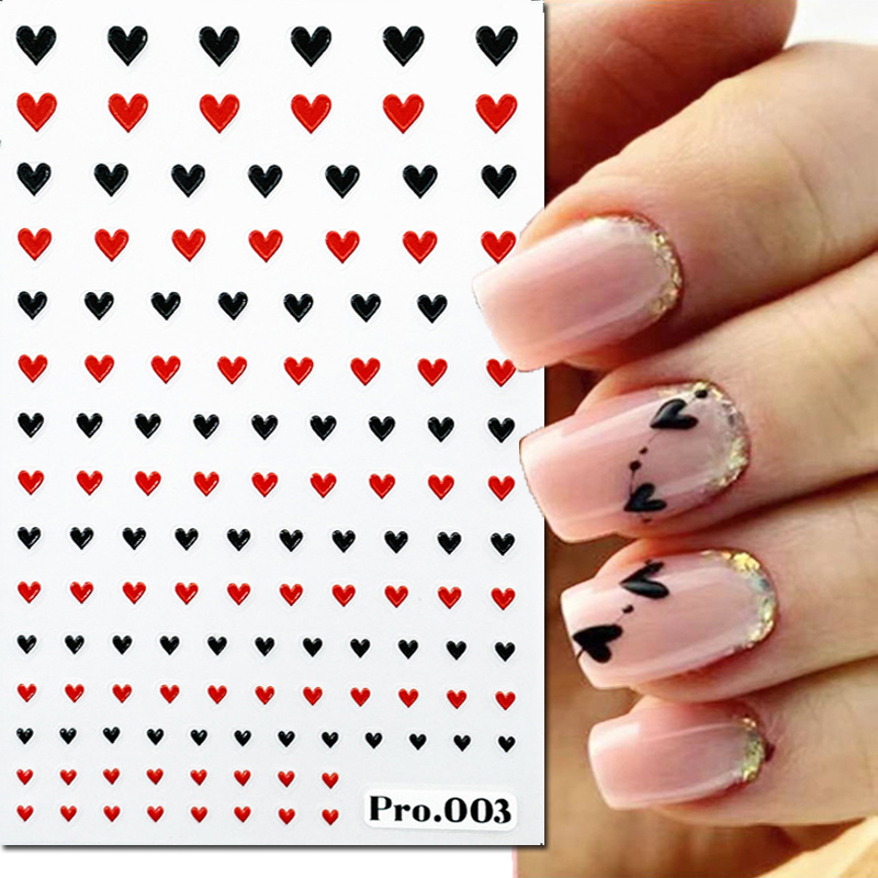 5d تنقش مسمار الفن ملصقات عيد  - مراجعة Nail Art Valentines Day وسعره