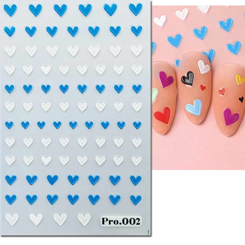 5d تنقش مسمار الفن ملصقات عيد  - مراجعة Nail Art Valentines Day وسعره