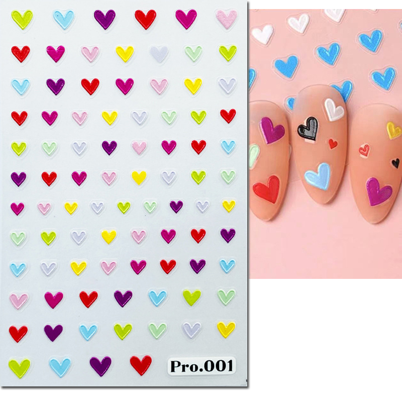 5d تنقش مسمار الفن ملصقات عيد  - مراجعة Nail Art Valentines Day وسعره