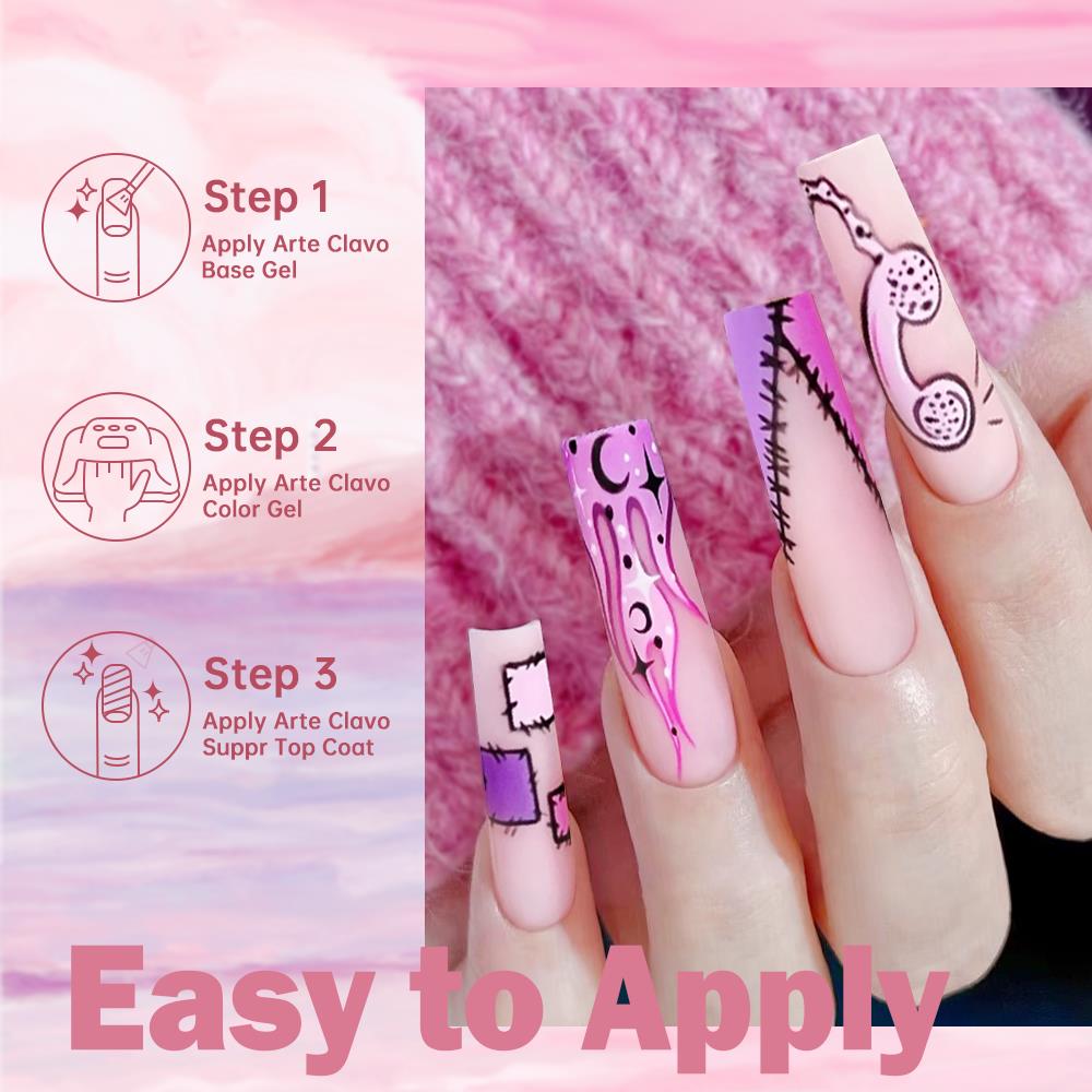 طلاء أظافر جل من سلسلة أرت كلا - مراجعة Nail Art Orange وسعره