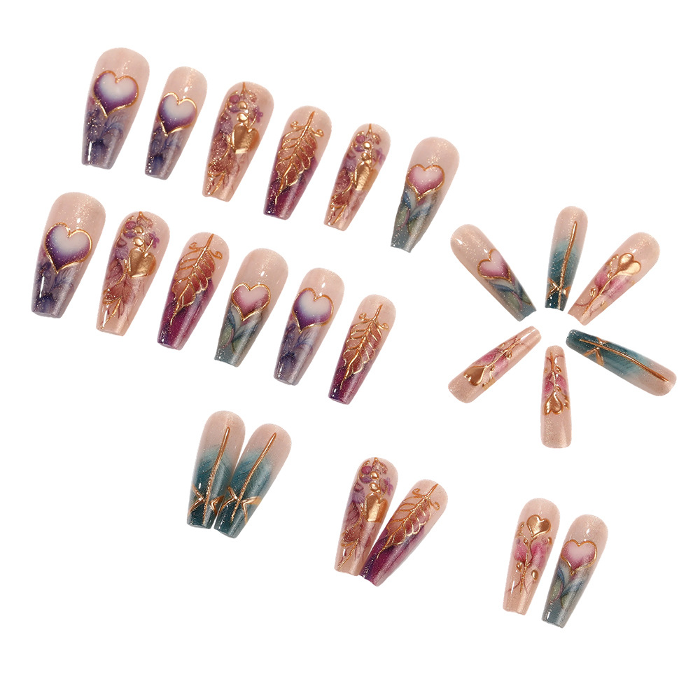 24 قطعة/المجموعة 3D الأظافر وه - مراجعة Nail Art Orange وسعره