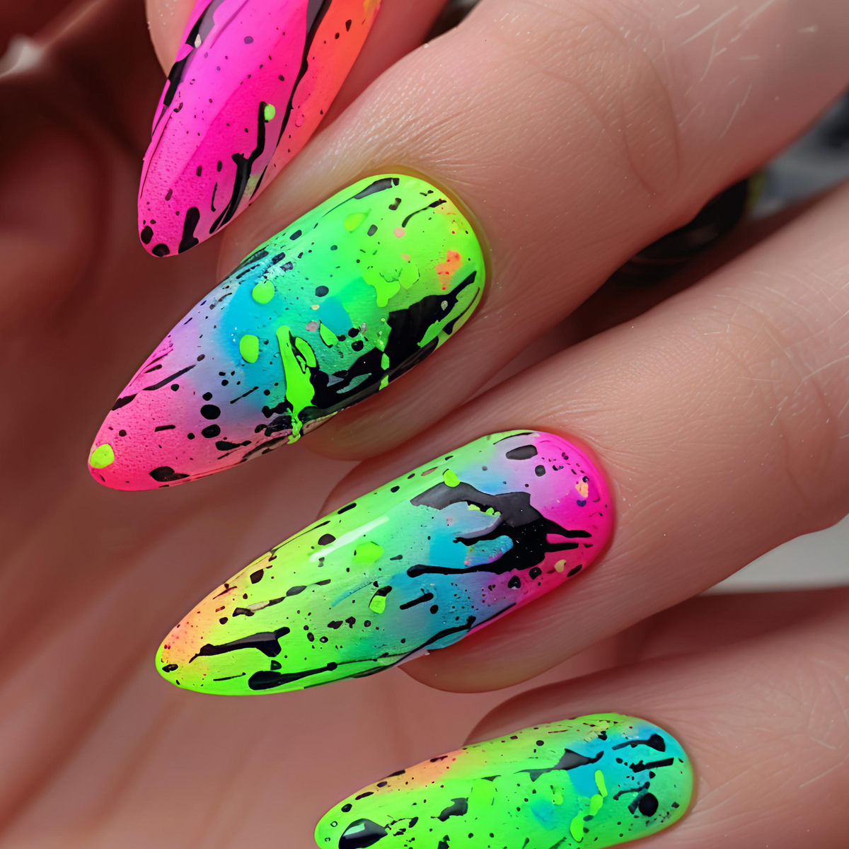 أظافر صناعية متوسطة الحجم للنس - مراجعة Nail Art Orange وسعره