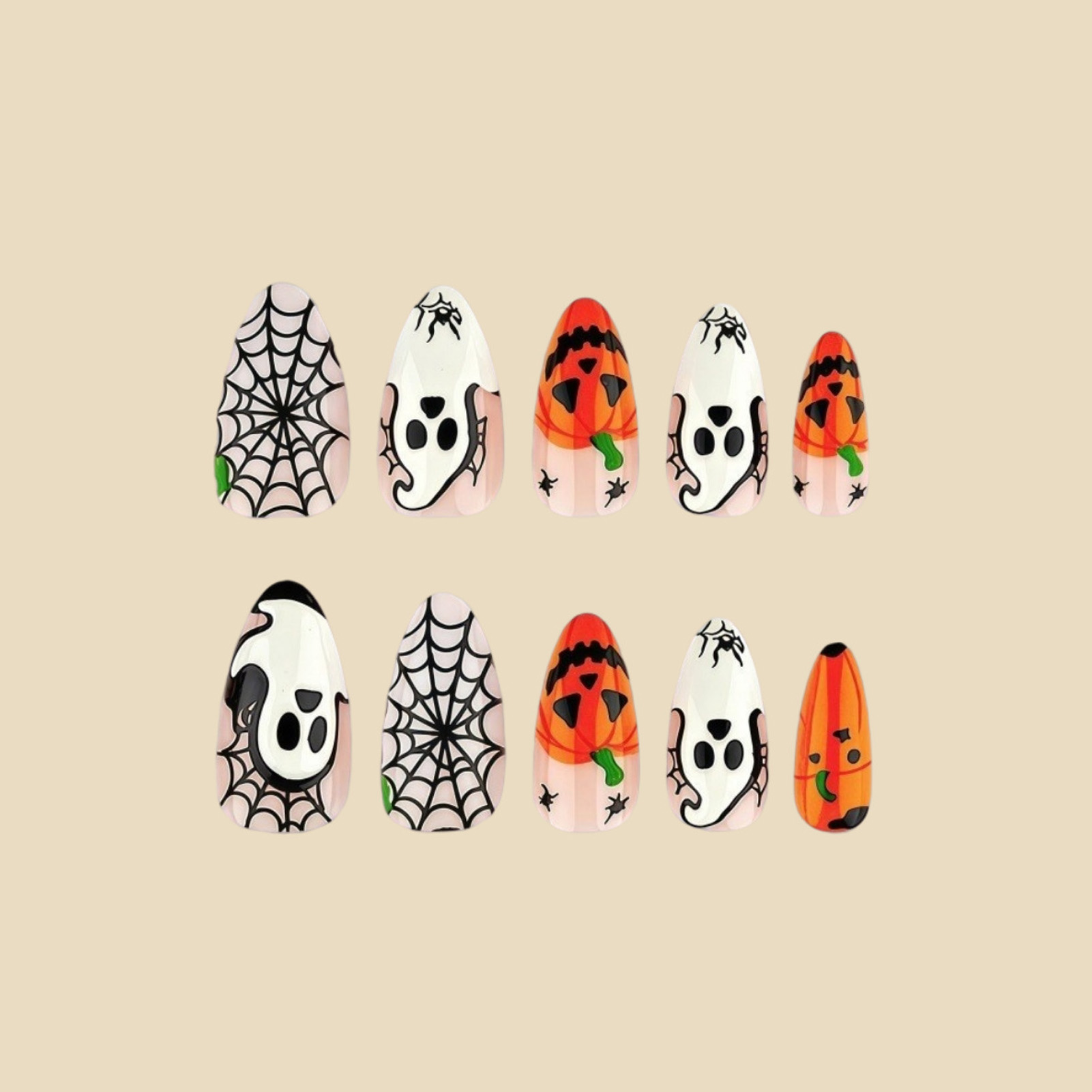 24 قطعة من الأظافر الاصطناعية  - مراجعة Nail Art Press On وسعره