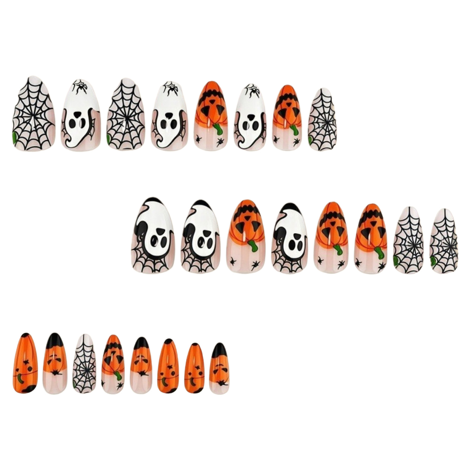 24 قطعة من الأظافر الاصطناعية  - مراجعة Nail Art Press On وسعره