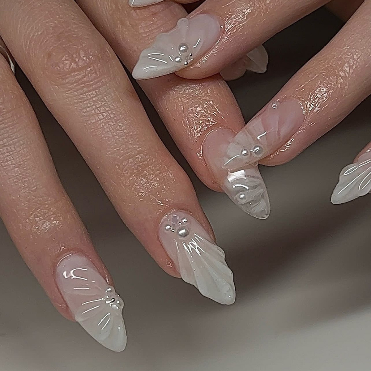 24 قطعة بسيطة الأخضر الفرنسية  - مراجعة Nail Art Press On وسعره