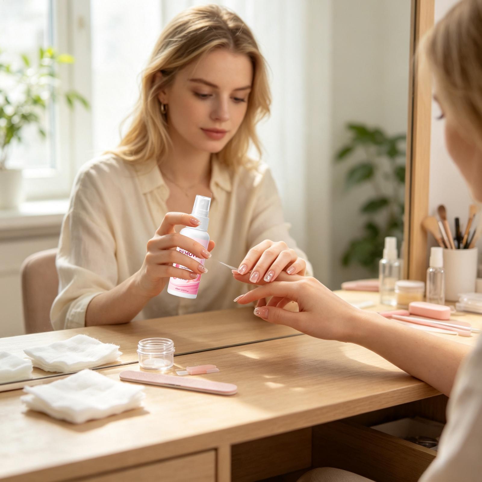 بخاخ مزيل الأظافر 60 مل للأظاف - مراجعة Nail Art Press On وسعره