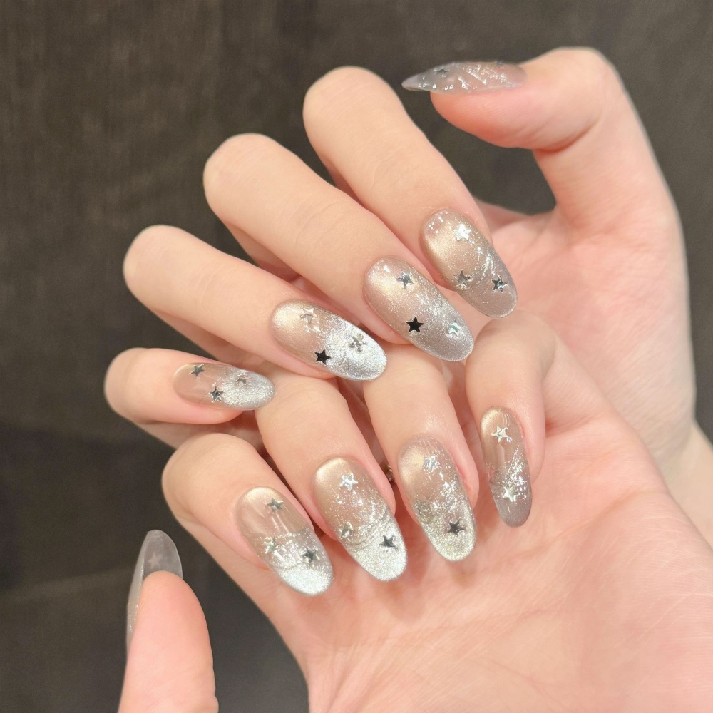 10 قطعة عين القط اليدوية وهمية - مراجعة Nail Art Pink وسعره