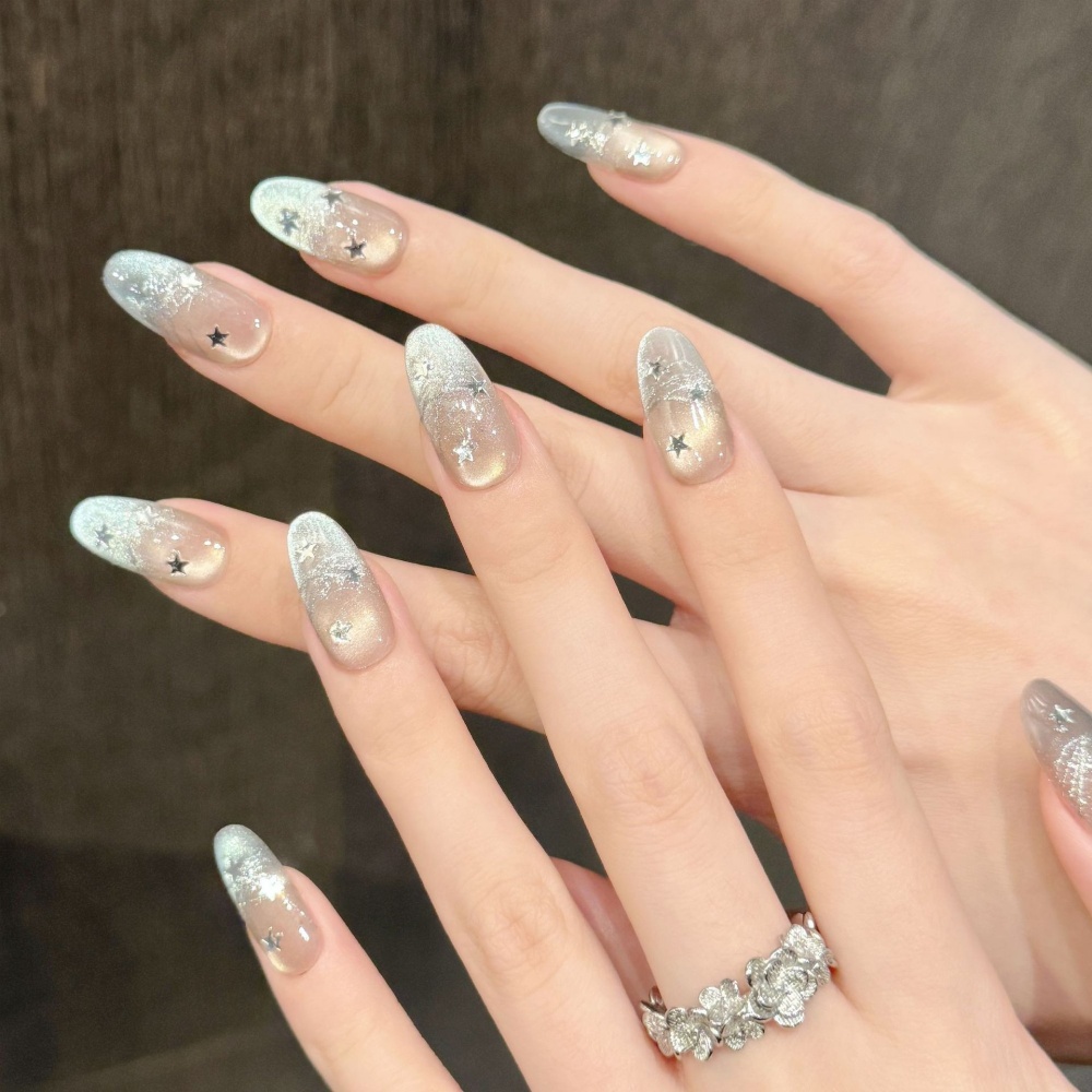 10 قطعة عين القط اليدوية وهمية - مراجعة Nail Art Pink وسعره