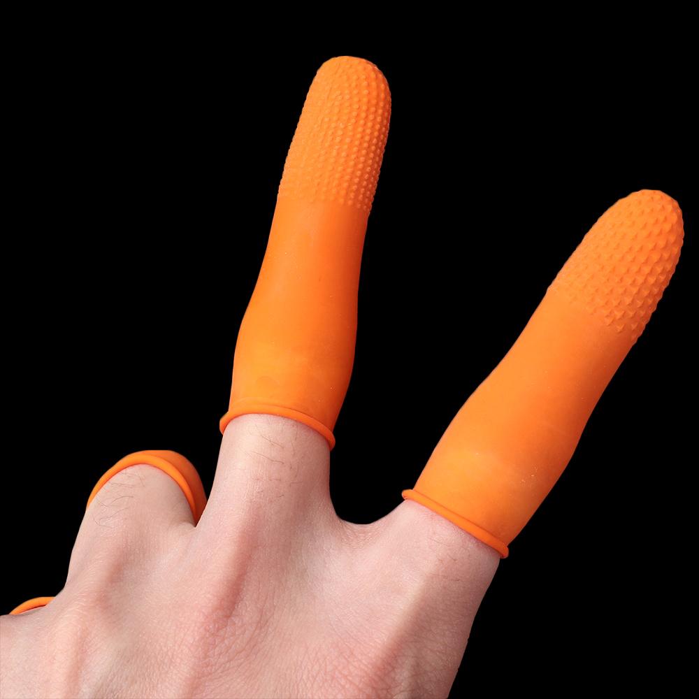 100 قطعة من قفازات الأظافر الم - مراجعة Nail Art Orange وسعره