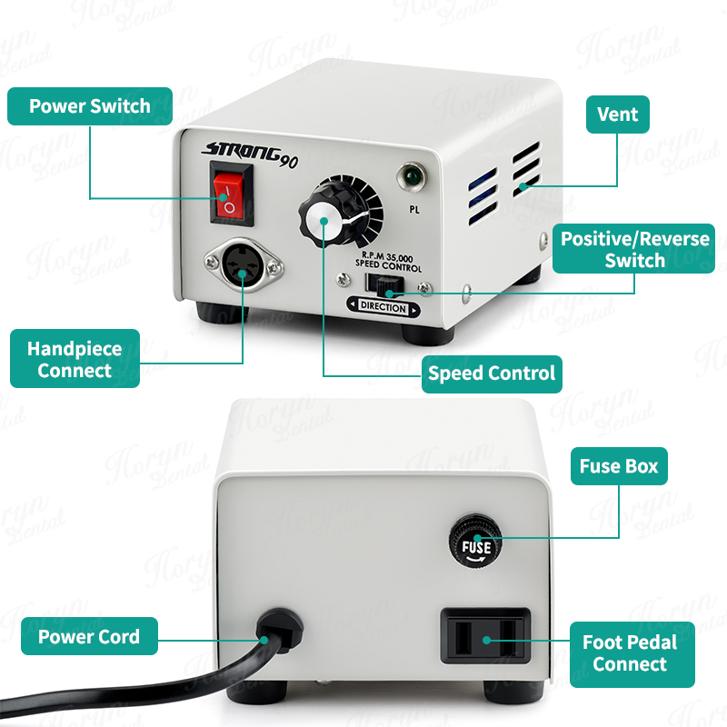 65 واط قوي 90 محرك صغري 102L/E - مراجعة Nail Drill Machine وسعره