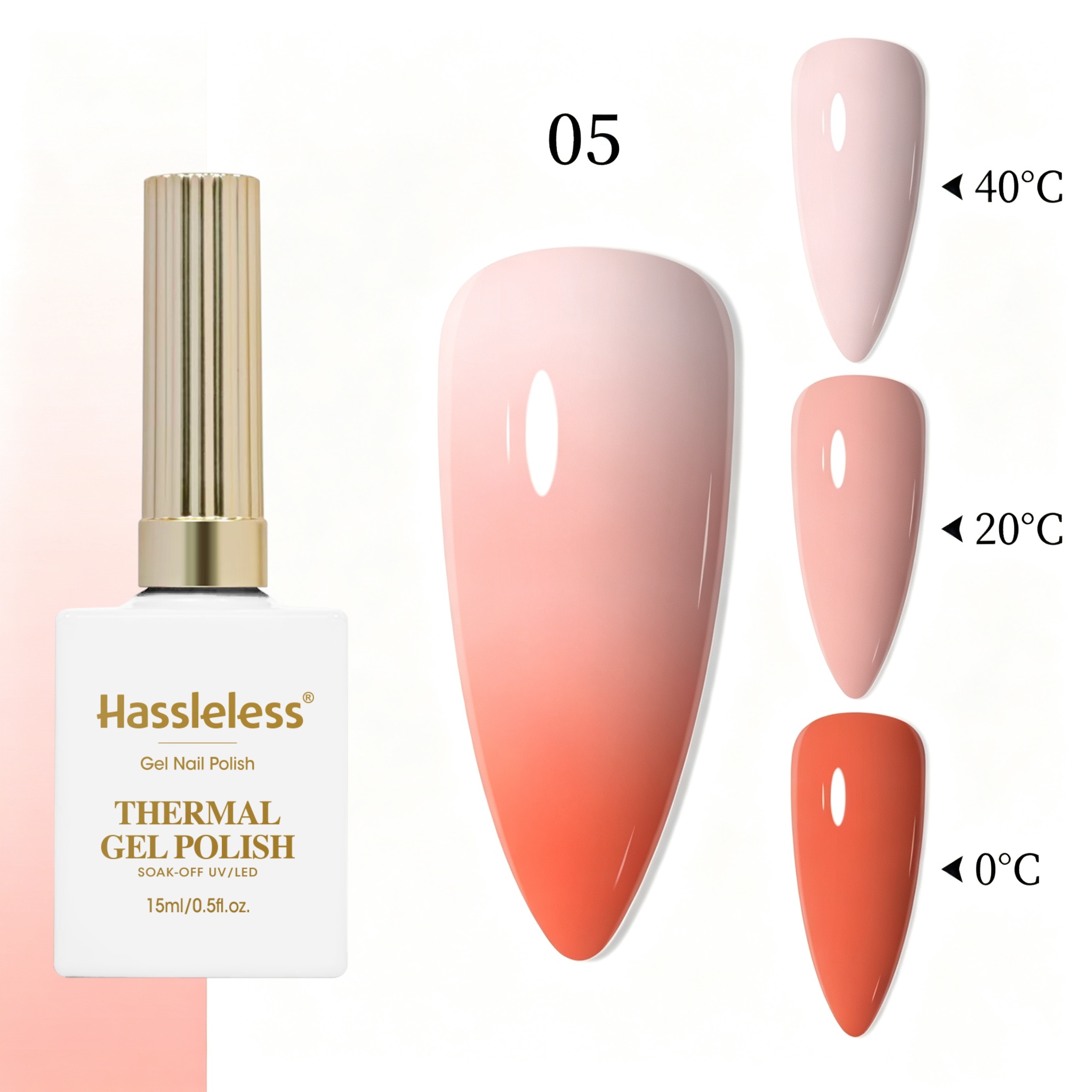 طلاء أظافر جل برتقالي خوخي متغ - مراجعة Nail Art Orange وسعره