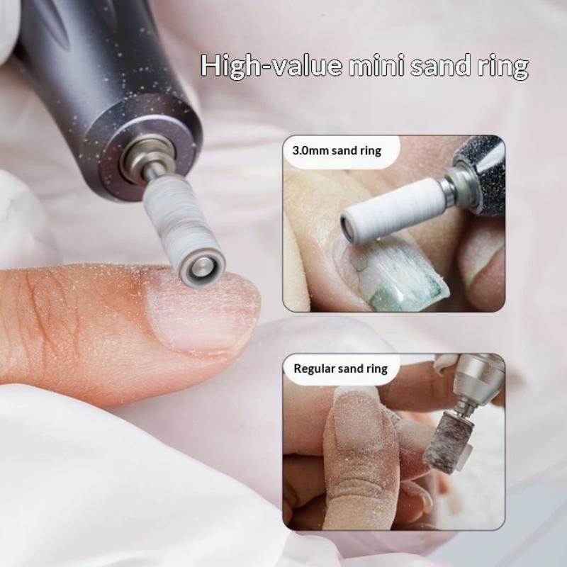 مجموعة حلقات صنفرة الأظافر الص - مراجعة Nail Drill Machine وسعره