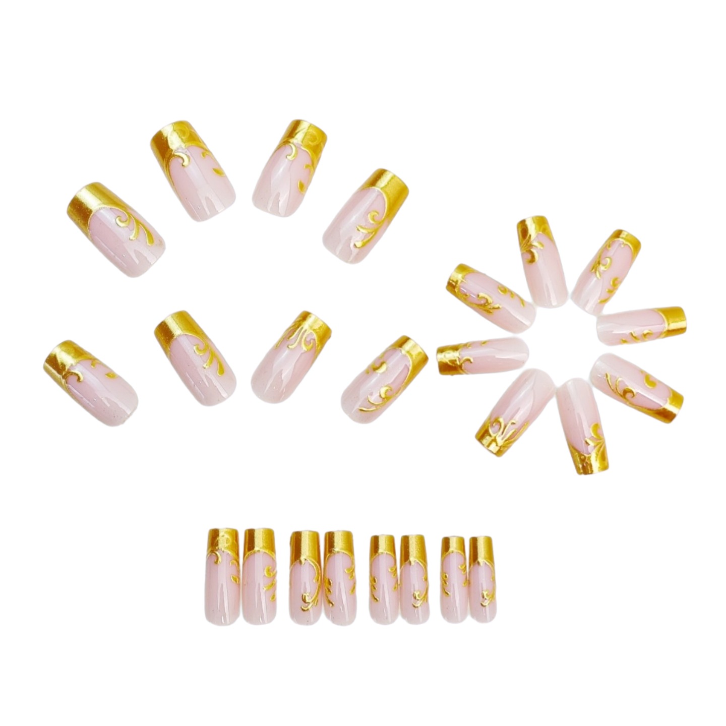 أظافر صناعية متوسطة الطول للنس - مراجعة Nail Art Press On وسعره